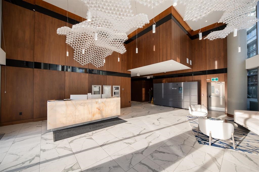 Living Room Photo of 605 8555 Capstan Way, Richmond, BC