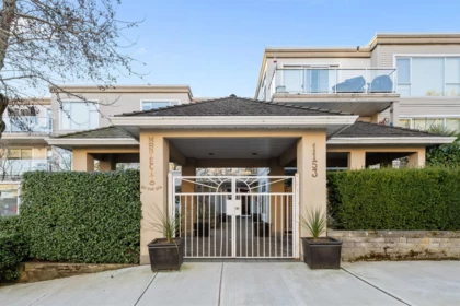 Front exterior of 303 1153 Vidal Street, White Rock, BC