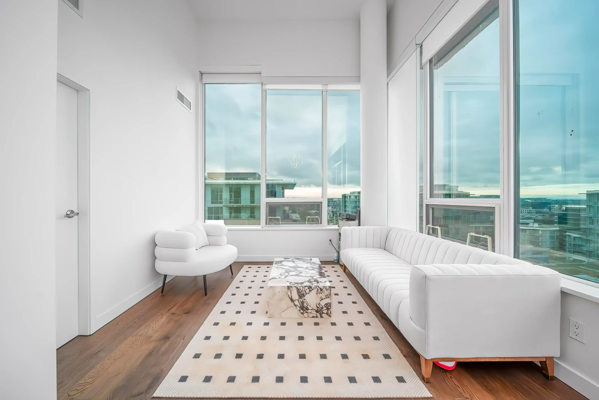 Exterior Rear Photo of 1903 8833 Hazelbridge Way, Richmond, BC