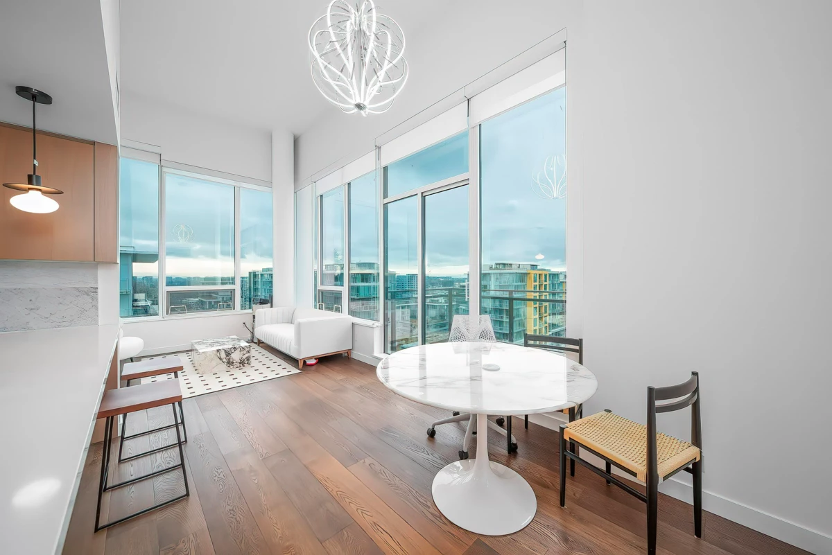 Family Room Photo of 1903 8833 Hazelbridge Way, Richmond, BC