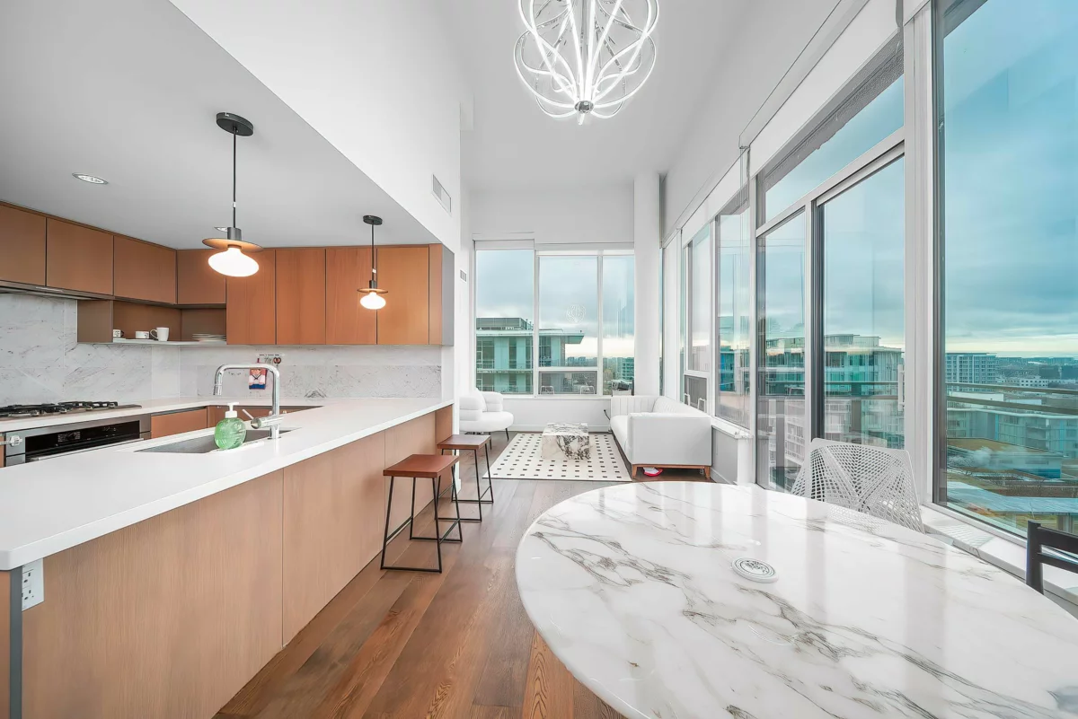 Kitchen Photo of 1903 8833 Hazelbridge Way, Richmond, BC