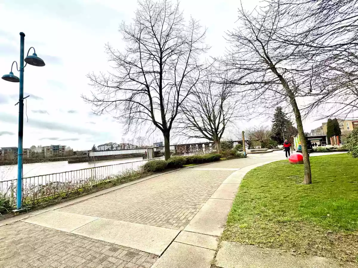 Outdoor Patio Photo of 305 1250 Quayside Drive, New Westminster, BC