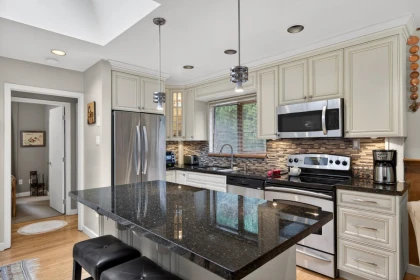 Kitchen Island Photo of 1309 Oceanview Road, Bowen Island, BC