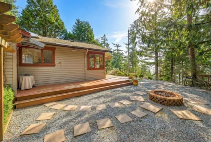 Living Room Photo of 1309 Oceanview Road, Bowen Island, BC