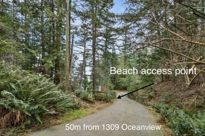 Staircase Photo of 1309 Oceanview Road, Bowen Island, BC