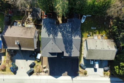 Aerial View of 1352 Judd Road, Squamish, BC