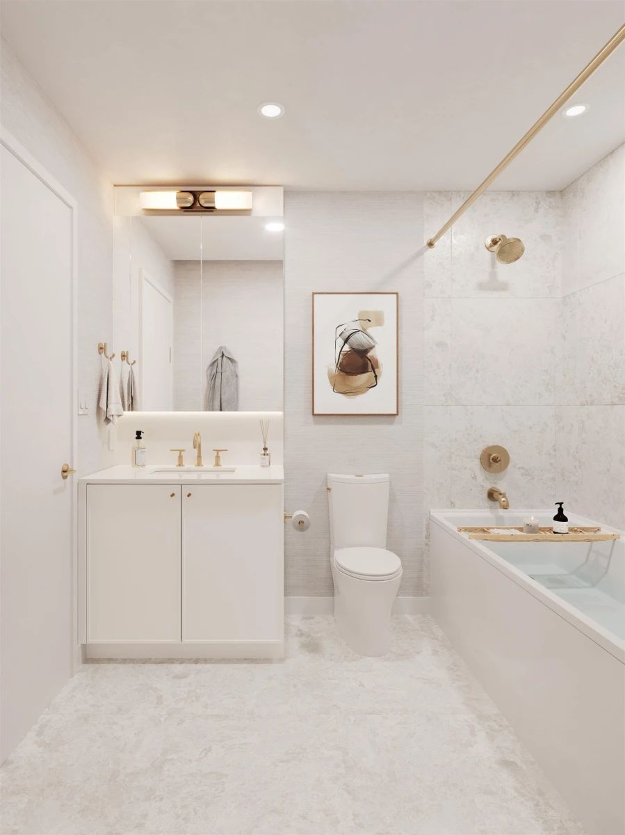 Guest Bathroom Photo of 106 602 E 2nd Street, North Vancouver, BC