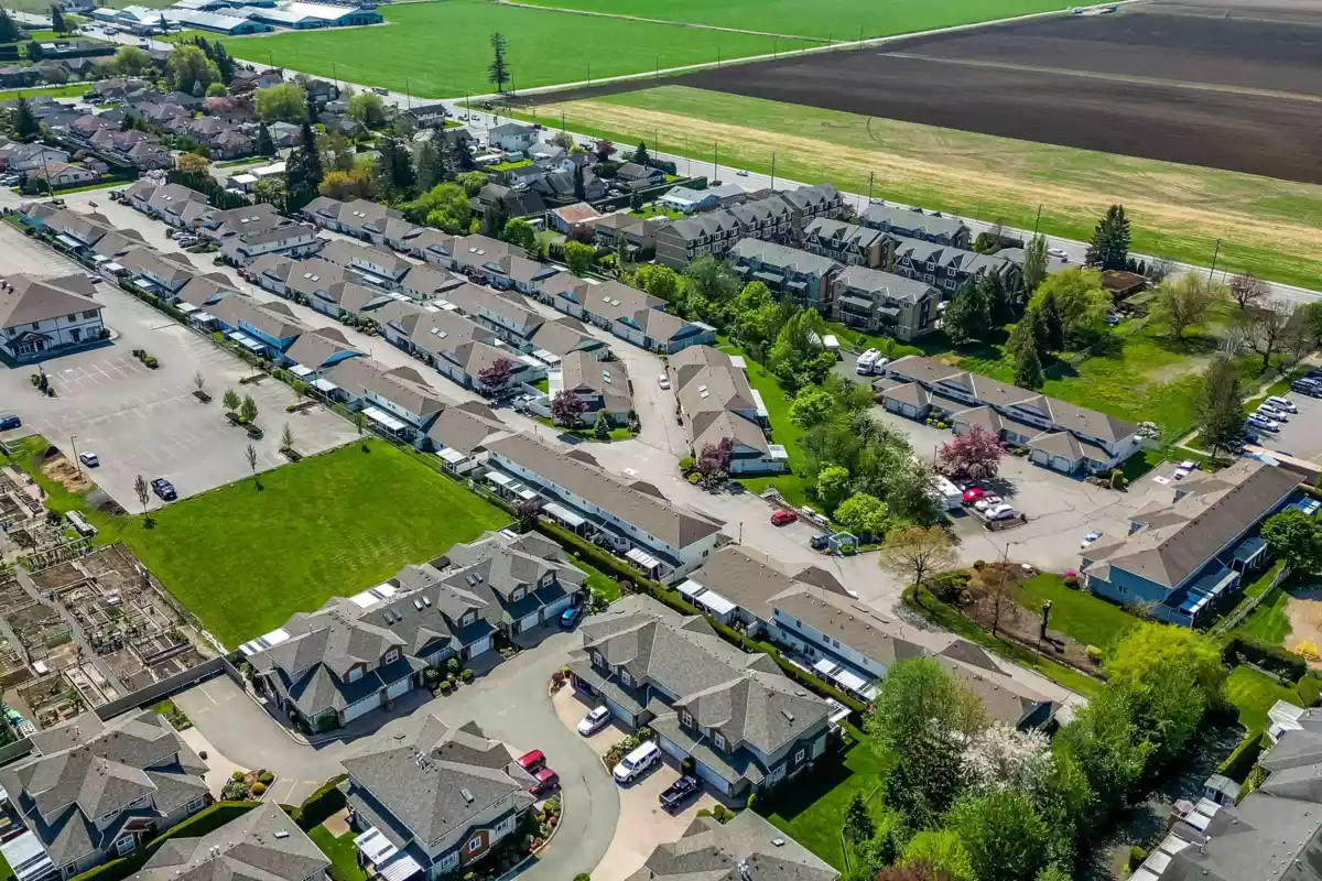 Aerial View of 31 45175 Wells Road, Chilliwack, BC