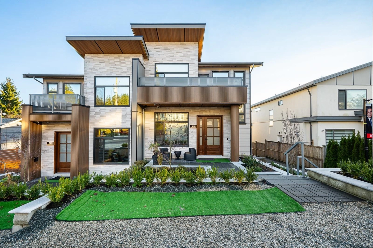 Exterior Rear Photo of 101 1204 Hammond Avenue, Coquitlam, BC