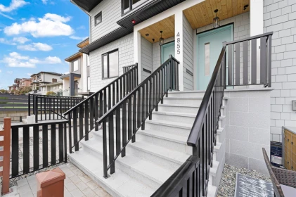 Aerial View of 3 4855 Venables Street, Burnaby, BC