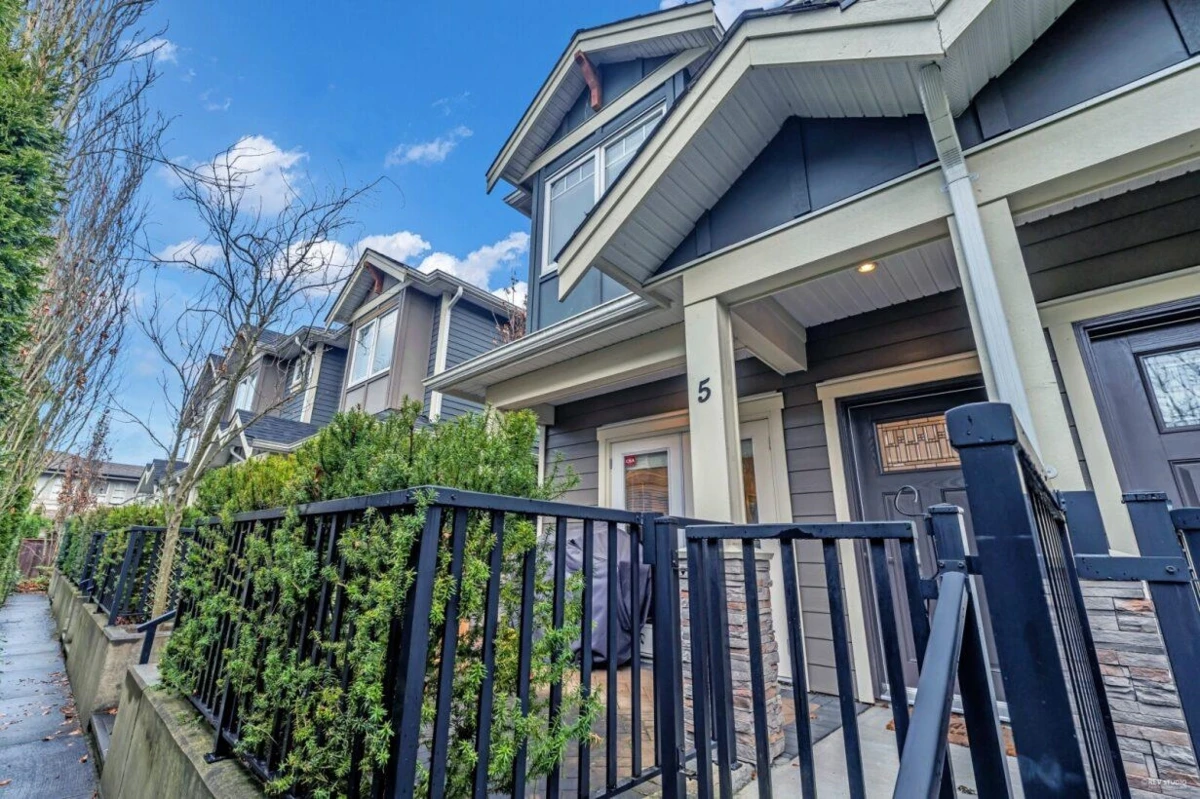 Exterior Rear Photo of 5 6331 No. 4 Road, Richmond, BC