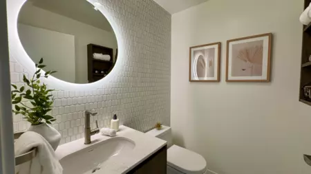 Powder Room Photo of 701 6833 Pearson Way, Richmond, BC