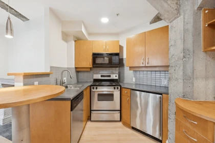 Kitchen Island Photo of 503 1216 Homer Street, Vancouver, BC