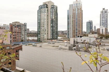 Outdoor Patio Photo of 503 1216 Homer Street, Vancouver, BC