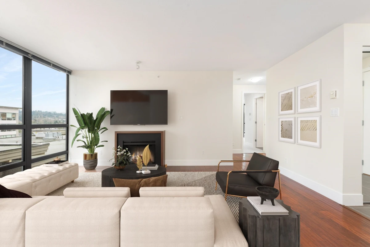Family Room Photo of 705 2959 Glen Drive, Coquitlam, BC