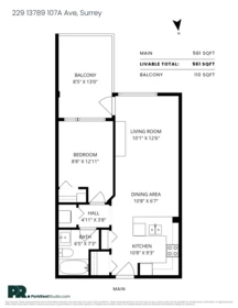 Bedroom 3 Photo of 229 13789 107a Avenue, Surrey, BC