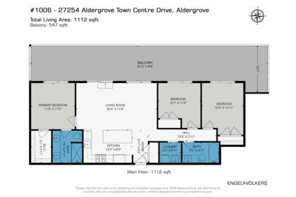 Outdoor Patio Photo of 1006 27254 Aldergrove Town Centre Drive, Langley, BC
