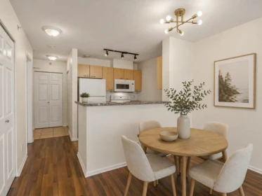 Kitchen Island Photo of 1209 1420 W Georgia Street, Vancouver, BC