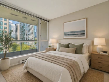 Primary Bedroom Photo of 1209 1420 W Georgia Street, Vancouver, BC