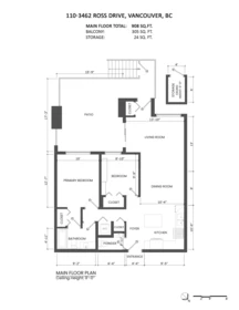 Basement Recreation Room Photo of 110 3462 Ross Drive, Vancouver, BC