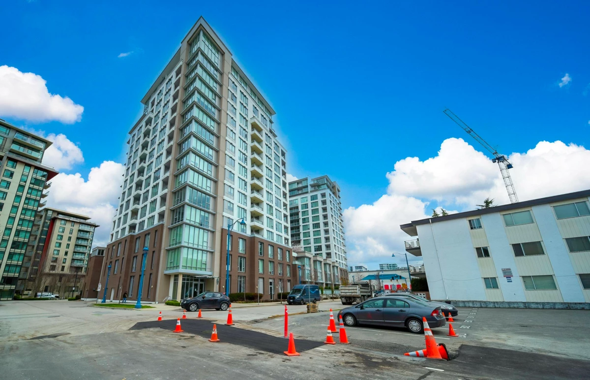 Exterior Rear Photo of 1306 7333 Murdoch Avenue, Richmond, BC
