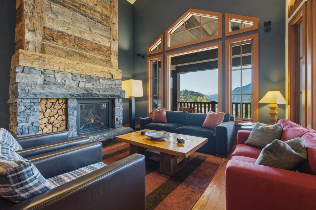 Living Room Photo of 12C 2300 Nordic Drive, Whistler, BC