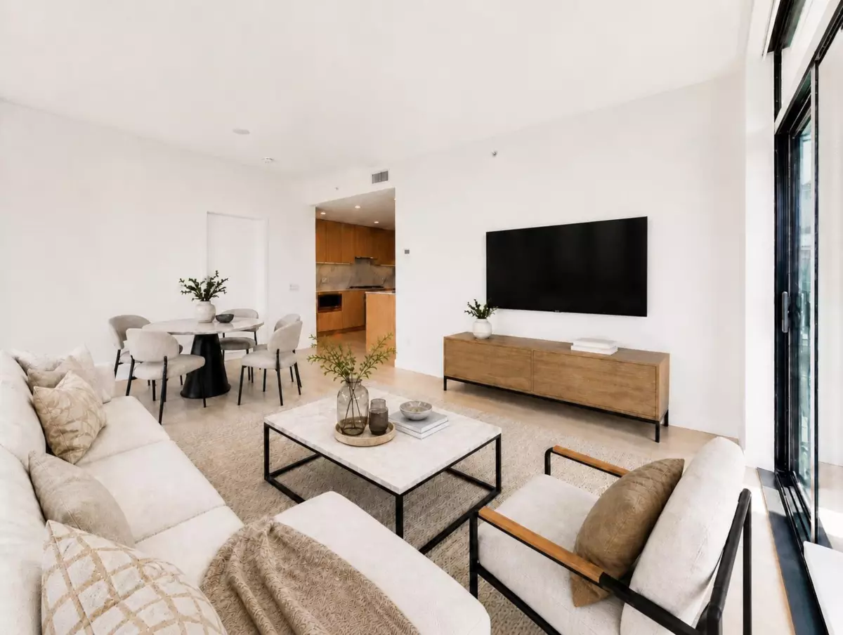 Living Room Photo of 902 626 Claremont Street, Coquitlam, BC