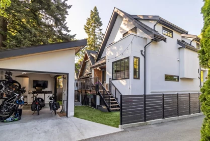 Aerial View of 820 W 23rd Avenue, Vancouver, BC