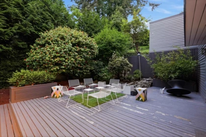 Aerial View of 6240 Summit Avenue, West Vancouver, BC