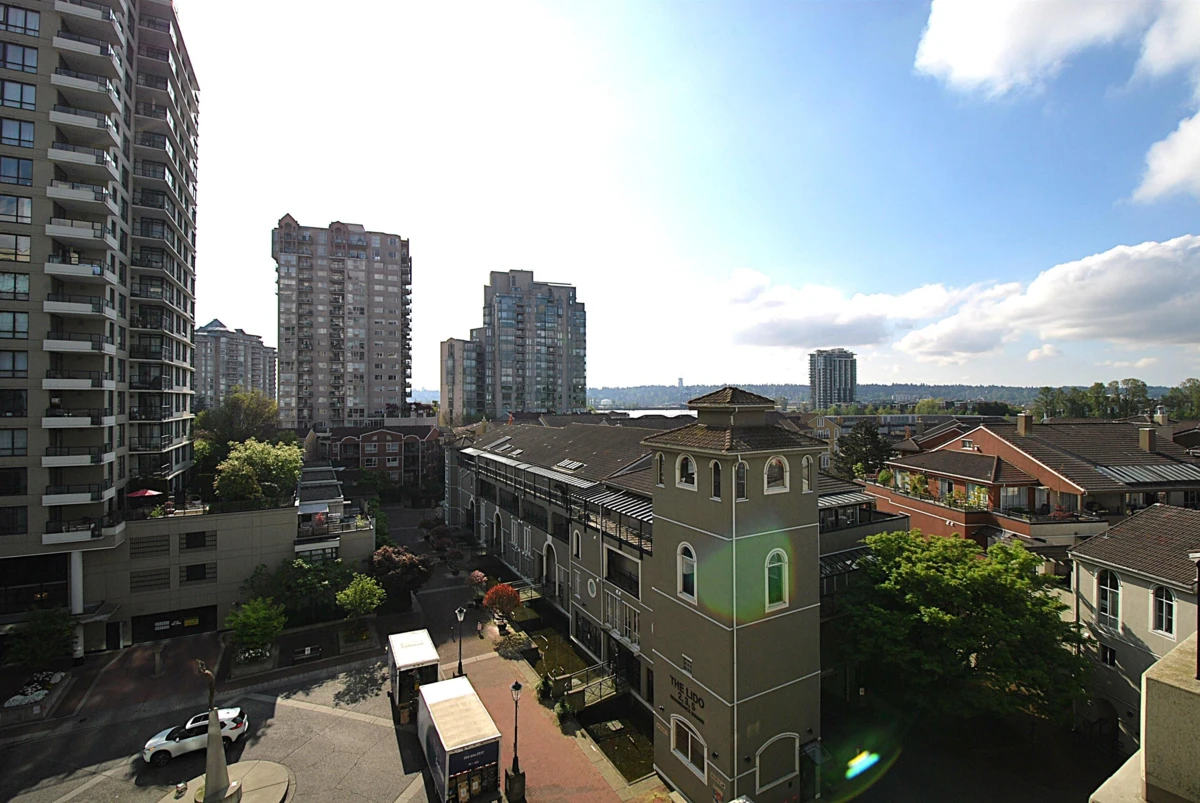 Living Room Photo of 404 10 Renaissance Square, New Westminster, BC