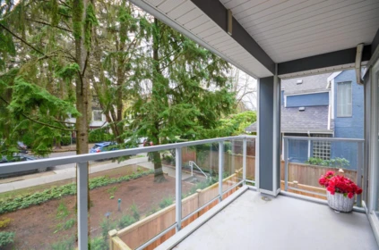 Aerial View of 203 865 W 15th Avenue, Vancouver, BC