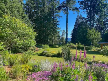Aerial View of 1330 Cottage Way, Galiano Island, BC