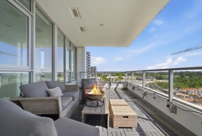 Outdoor Patio Photo of 1002 3438 Sawmill Crescent, Vancouver, BC