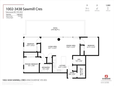 Swimming Pool Photo of 1002 3438 Sawmill Crescent, Vancouver, BC