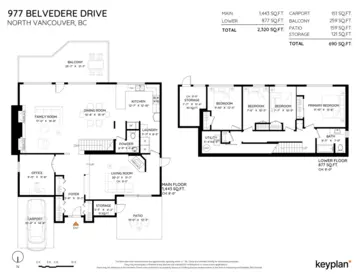Front Yard Photo of 977 Belvedere Drive, North Vancouver, BC