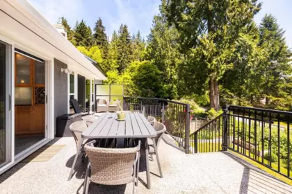 Backyard Photo of 3985 Frames Place, North Vancouver, BC