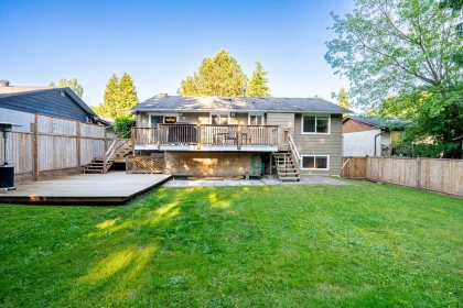 Aerial View of 5833 Angus Place, Surrey, BC