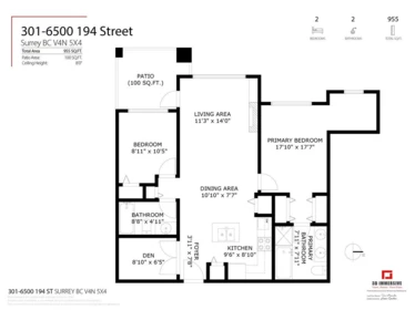 Hallway Photo of 301 6500 194 Street, Surrey, BC