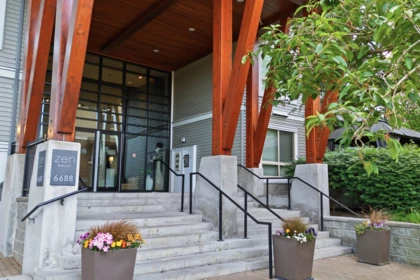 Aerial View of 323 6688 120 Street, Surrey, BC