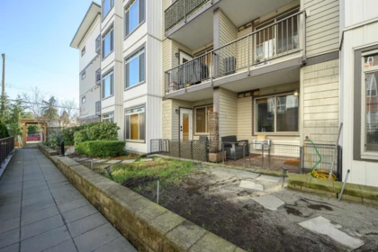 Outdoor Deck Photo of 115 11887 Burnett Street, Maple Ridge, BC