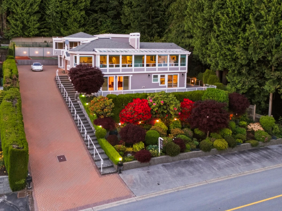 Exterior Rear Photo of 1574 Chartwell Drive, West Vancouver, BC