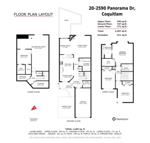 20 2590 Panorama Drive, Coquitlam, BC, Coquitlam — Townhouse for sale