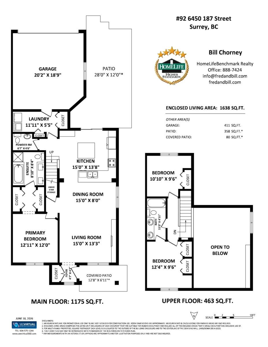 Living Room Photo of 92 6450 187 Street, Surrey, BC