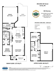 92 6450 187 Street, Surrey, BC, Surrey — Townhouse for sale