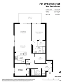 Entry Foyer Photo of 701 39 Sixth Street, New Westminster, BC