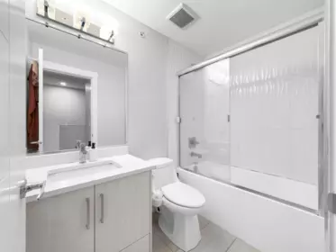 Basement Recreation Room Photo of 23 7247 140 Street, Surrey, BC