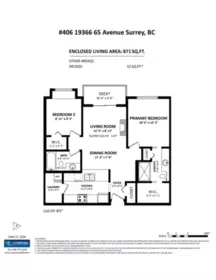 Basement Recreation Room Photo of 406 19366 65 Avenue, Surrey, BC