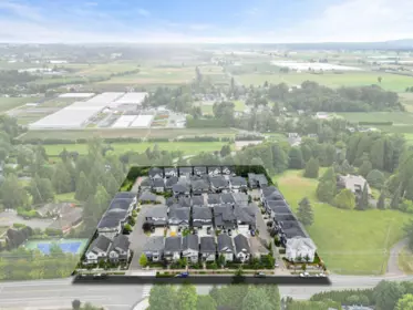 Aerial View of 21 4295 Old Clayburn Road, Abbotsford, BC