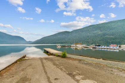 Aerial View of 542 Park Drive, Cultus Lake, BC