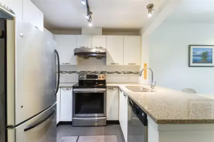 Kitchen Photo of 106 7428 Byrnepark Walk, Burnaby, BC